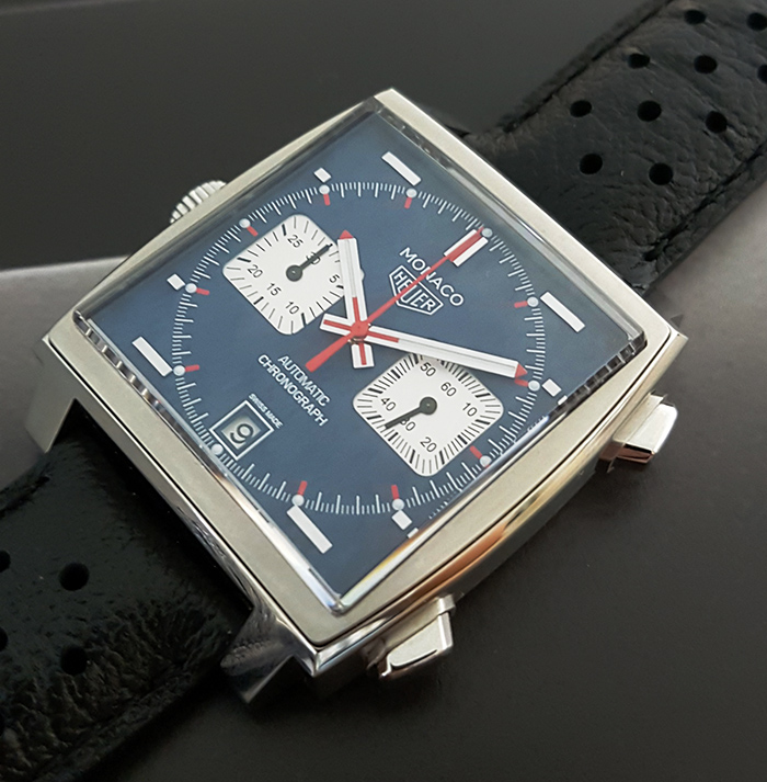 Tag Heuer Monaco Calibre 11 Chronograph Wristwatch Ref. CAW211P