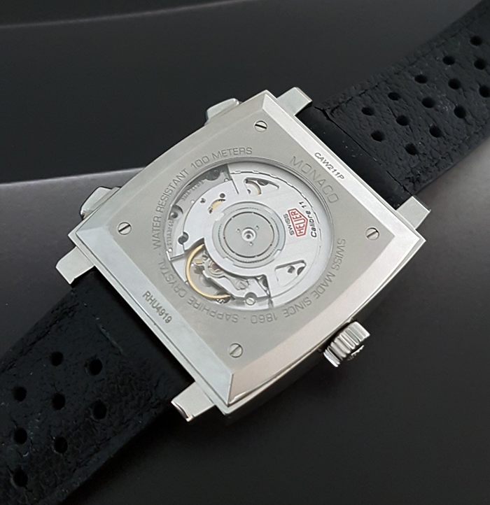 Tag Heuer Monaco Calibre 11 Chronograph Wristwatch Ref. CAW211P