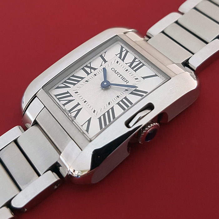 Cartier Tank Anglaise Small Ladies Wristwatch Ref. W5310022
