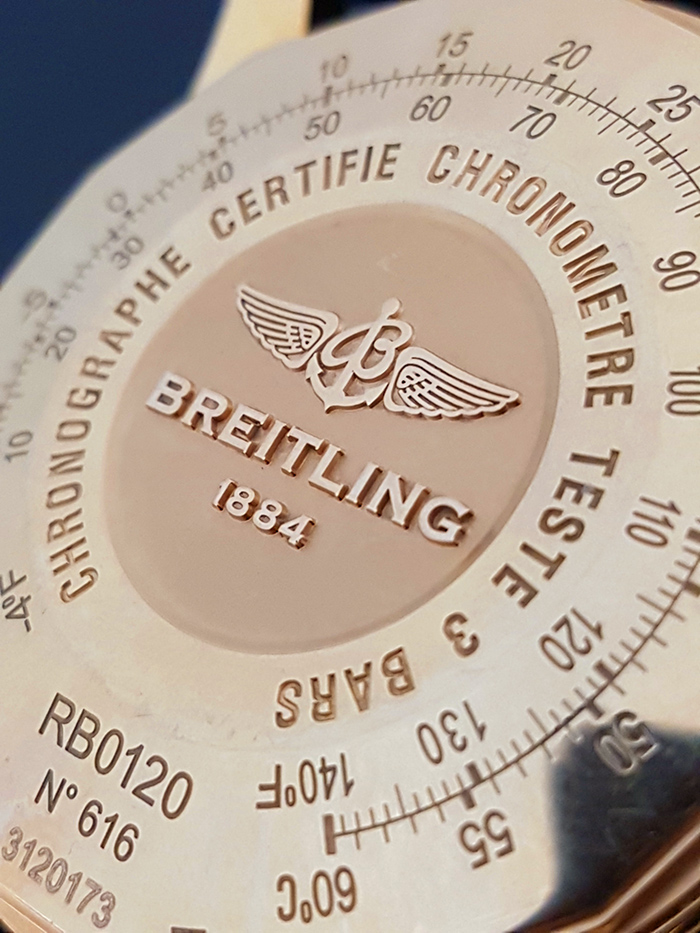 Breitling Navitimer 01 18k Gold Wristwatch Ref. RB0120