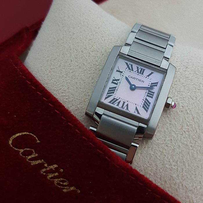 Cartier Tank Française Ladies Wristwatch 