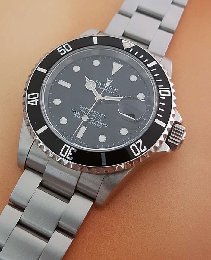 Rolex Submariner Oyster Perpetual Date Wristwatch Ref. 16610