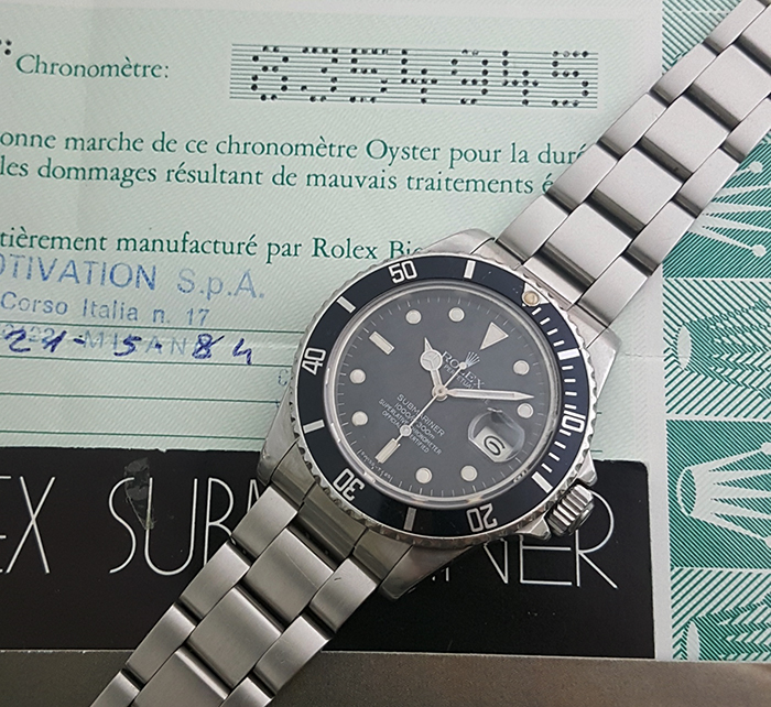 1984 Rolex Submariner Ref. 16800