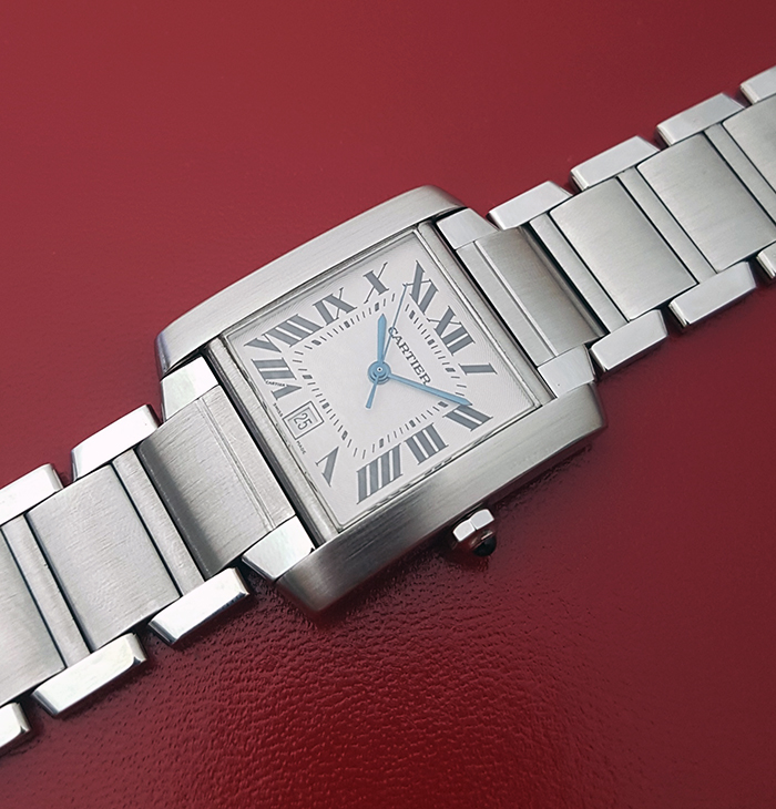 Ladies' Cartier Tank Large Size Automatic Wristwatch Ref. W51002Q3