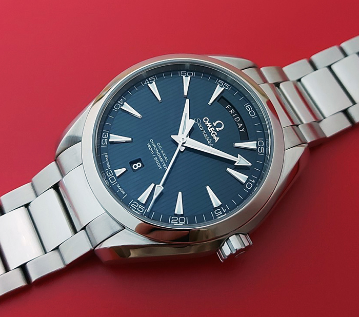 Seamaster aqua clearance terra day date