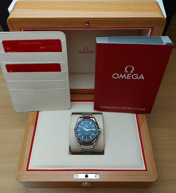 Omega Seamaster Aqua Terra Co-Axial Day-Date Wristwatch Ref. 231.10.42.22.03.001