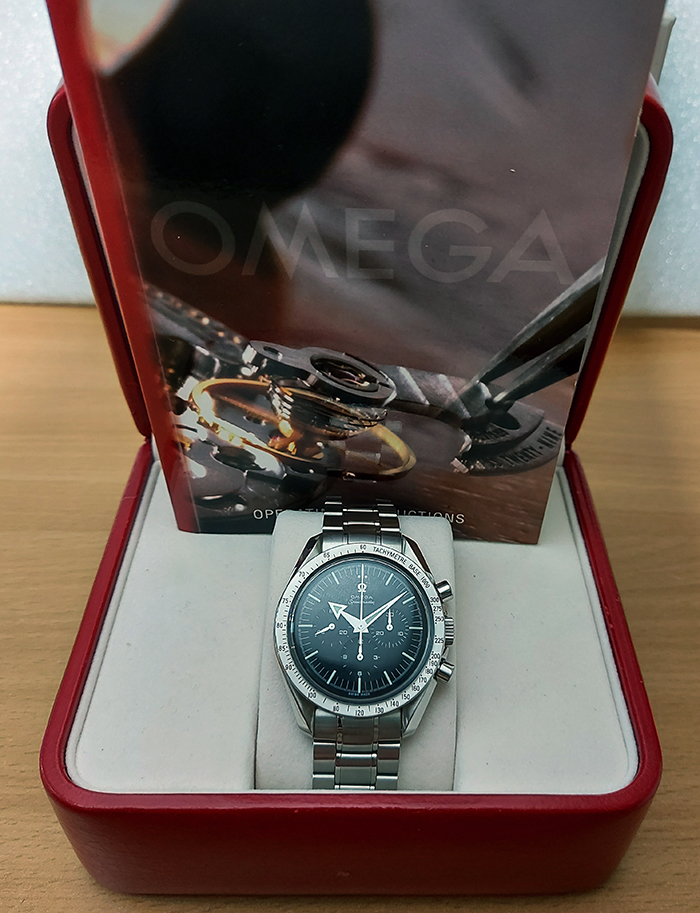Omega Speedmaster Broad Arrow 1957 Re-Edition Wristwatch Ref. 3594.50
