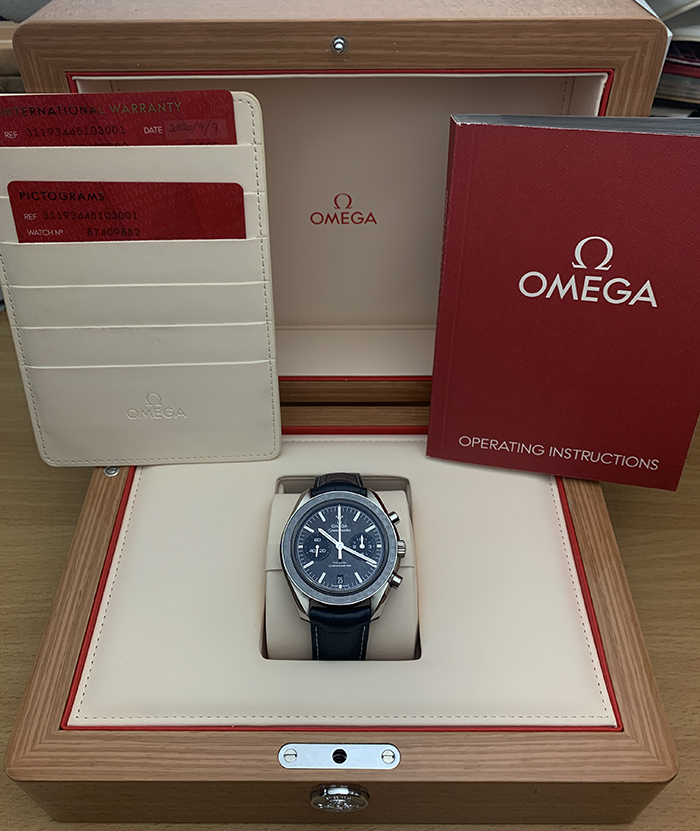 Omega Speedmaster Titanium Two Counters Moonwatch Co-Axial Wristwatch Ref. 311.93.44.51.03.001
