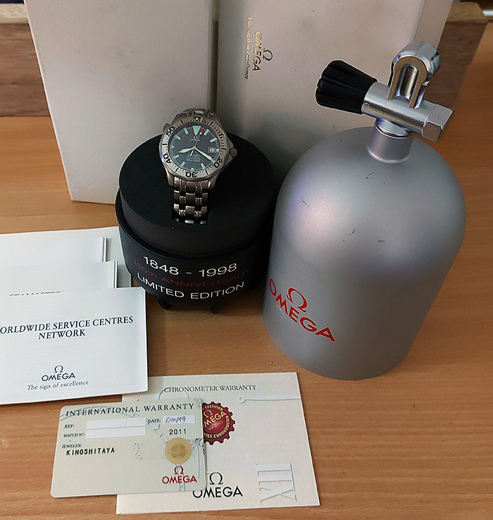 Omega Seamaster Professional 150th Anniversary Titanium 300M Ref. 2232.20