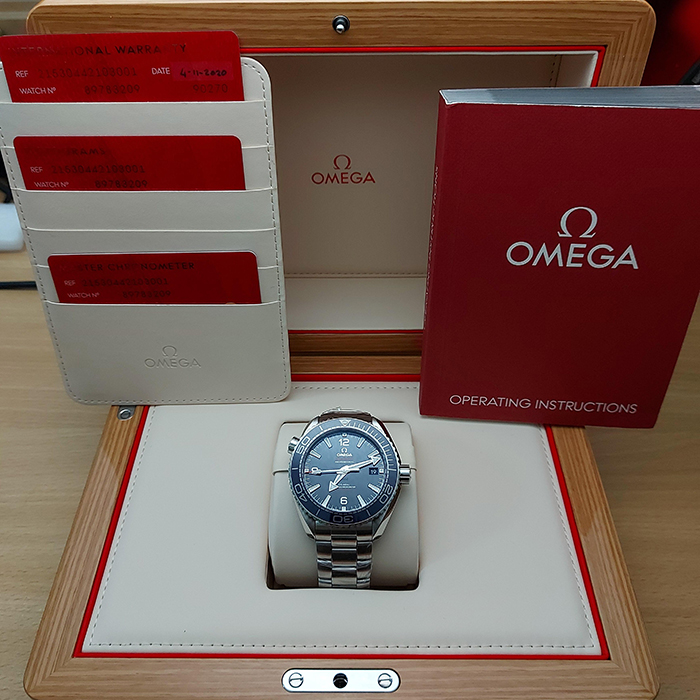 Omega Seamaster Planet Ocean Co-Axial Master Chronometer 44mm Wristwatch Ref. 215.30.44.21.03.001