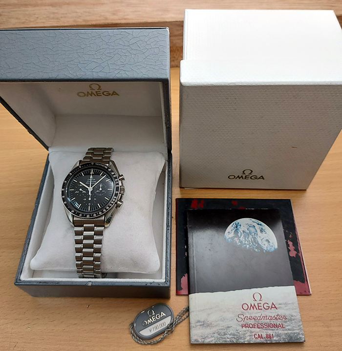 1989 Omega Speedmaster Professional Moonwatch Wristwatch Ref. 3590.50
