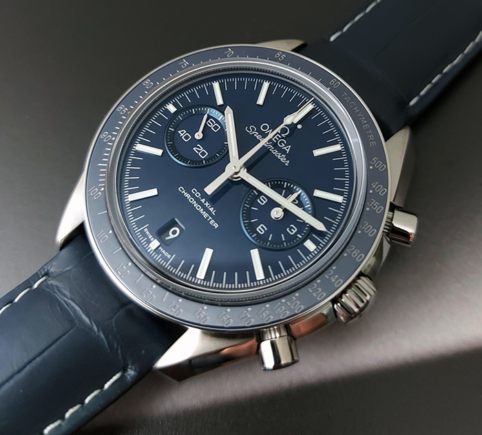 Omega Speedmaster Titanium Two Counters Moonwatch Co-Axial Wristwatch ...