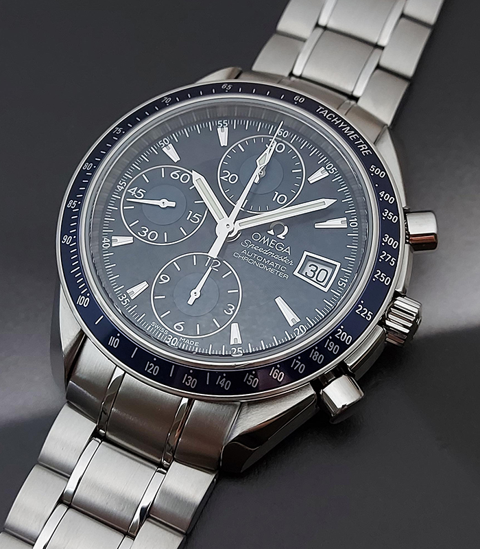 Omega Speedmaster Automatic Date blue Ref. 3212.80