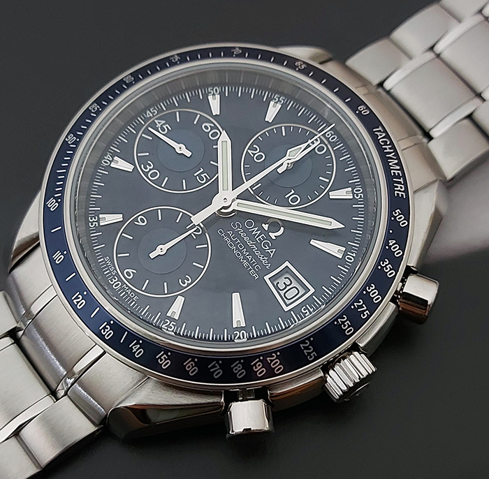 Omega Speedmaster Automatic Date blue Ref. 3212.80