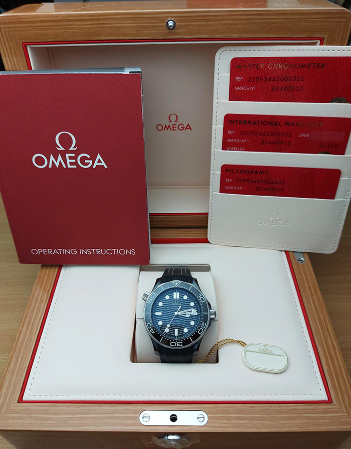 Omega Seamaster Diver 300M Co-Axial Wristwatch Ref. 210.92.44.20.01.002