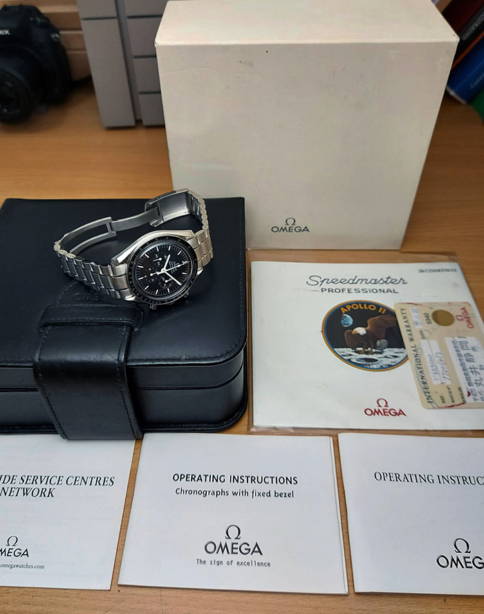 1999 Omega Speedmaster Moonwatch Apollo 11 Wristwatch Ref. 3560.50
