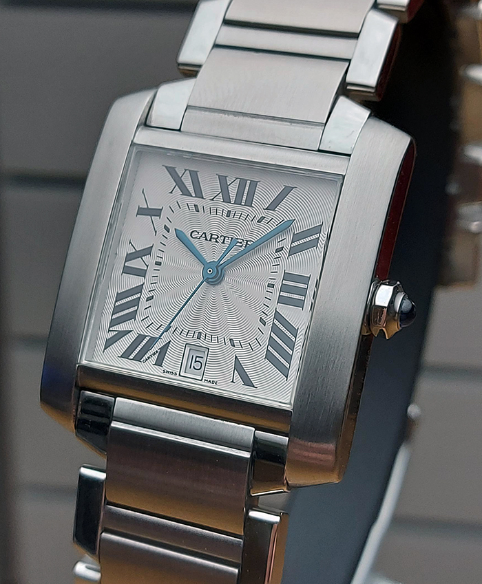 Cartier Tank Large Size Automatic Wristwatch Ref. W51002Q3