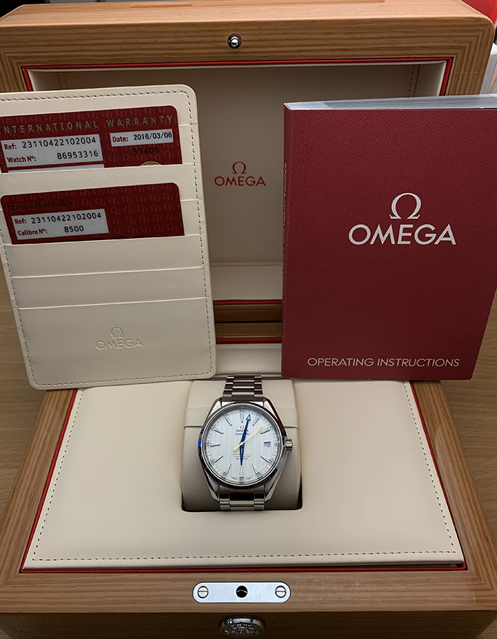 Omega Seamaster Aqua Terra 150M Master Co-Axial Golf Edition Wristwatch Ref. 231.10.42.21.02.004