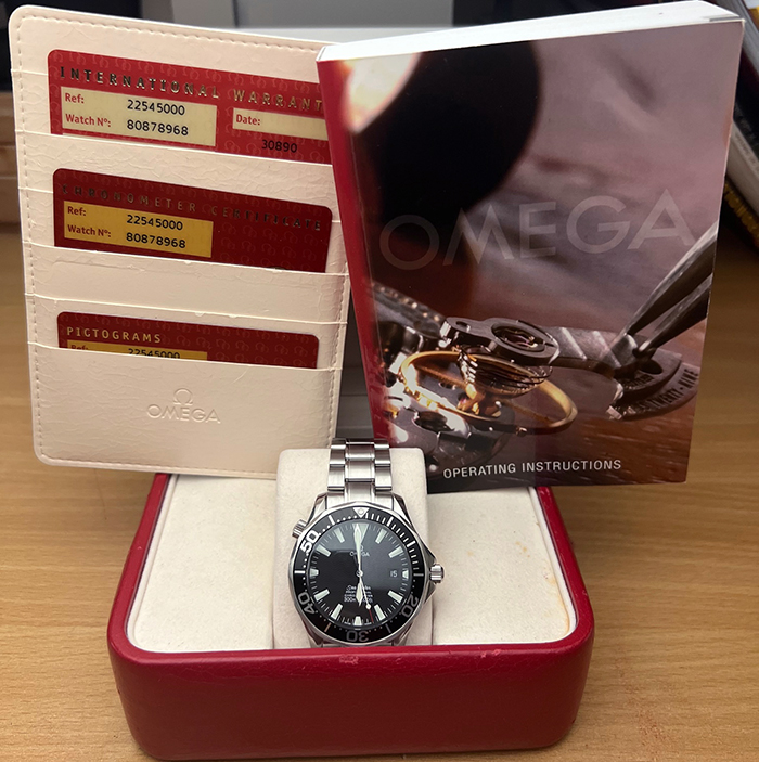 Omega Seamaster 300M Chronometer Wristwatch Ref. 2254.50