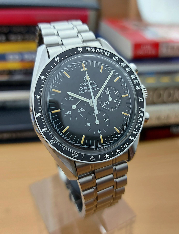 Circa 1991. Omega Speedmaster Professional Moonwatch Wristwatch Ref. 3590.50