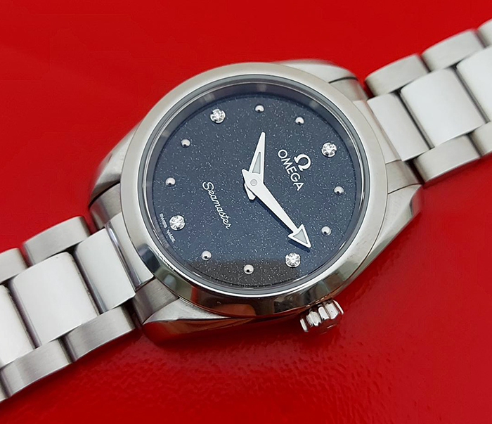 Omega Seamaster Aqua Terra 150M Quartz Diamond Dial Wristwatch Ref. 220.10.28.60.51.001