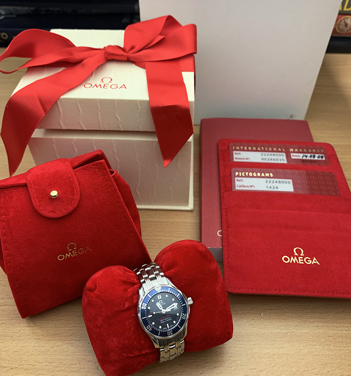 Ladies' Omega Seamaster Professional 300M Quartz Wristwatch Ref. 2224.80
