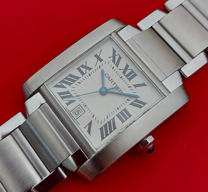 Cartier Tank Large Size Automatic Wristwatch Ref. W51002Q3