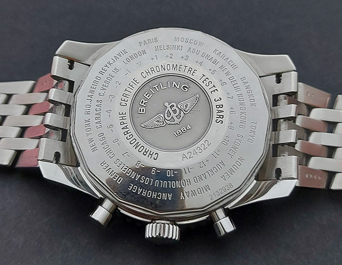 Breitling 1884 Chronometre Navitimer World Wristwatch Ref. A24322