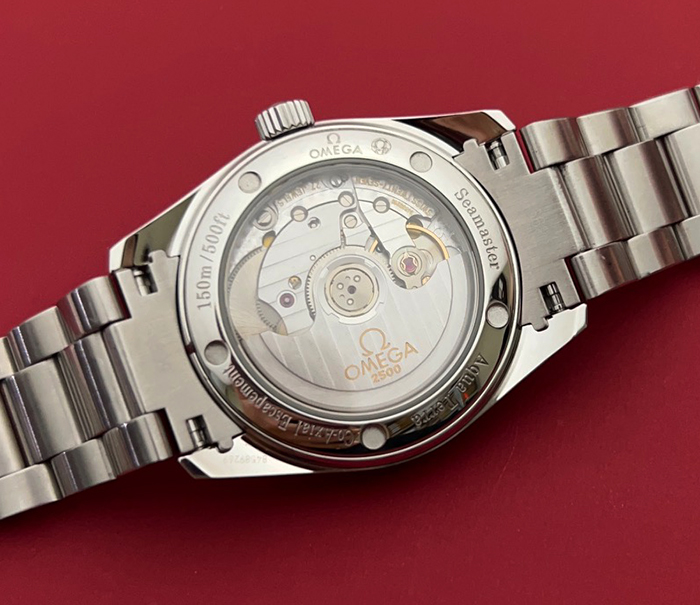 Omega Seamaster Aqua Terra Midsize Diamond Dial & Bezel Wristwatch Ref. 2509.75