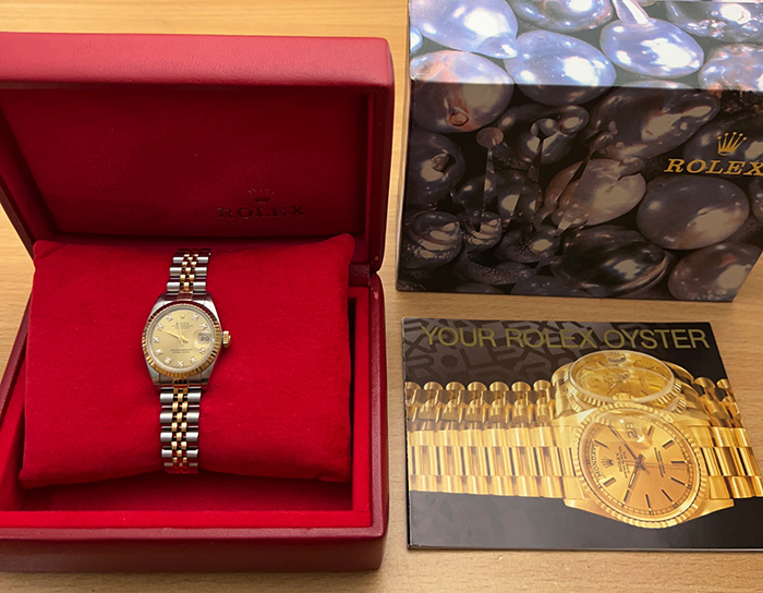 1994 Ladies' Rolex Datejust YG/SS Diamond Dial Ref. 69173G