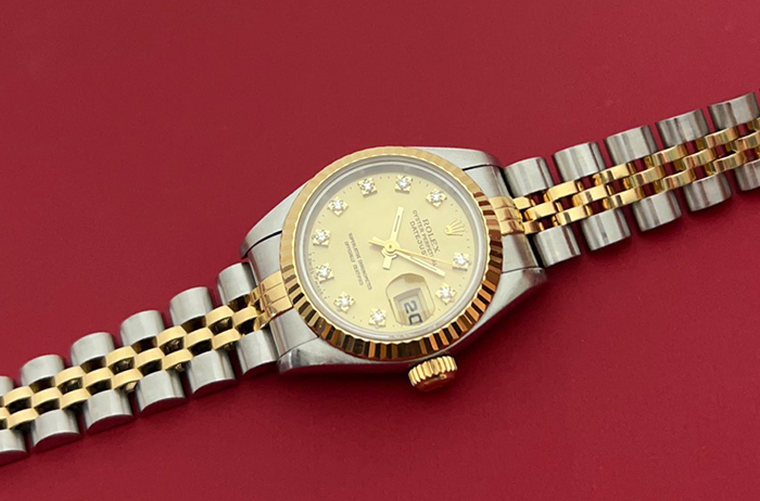 1994 Ladies' Rolex Datejust YG/SS Diamond Dial Ref. 69173G