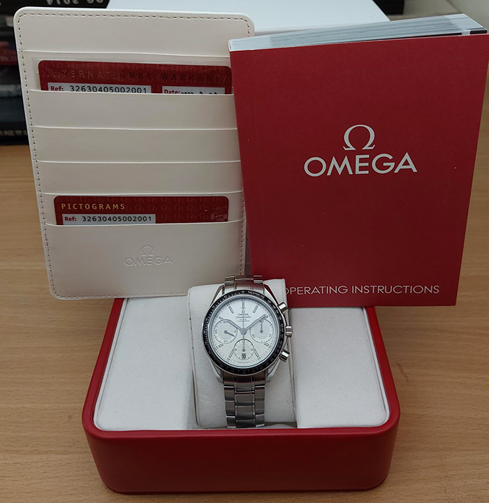 Omega Speedmaster Racing Co-Axial Chronograph Wristwatch Ref. 326.30.40.50.02.001
