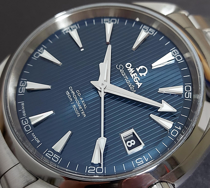 BLUE Omega Seamaster Aqua Terra Co-Axial 150M Wristwatch Ref. 231.10.42.21.03.001