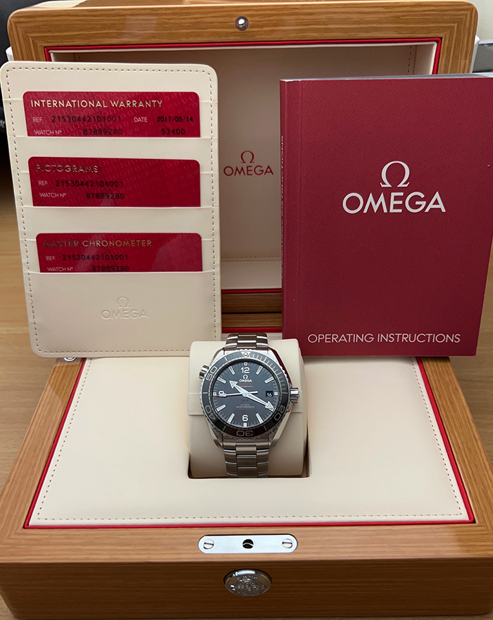 Omega Seamaster Planet Ocean Master Chronometer Wristwatch Ref. 215.30 ...