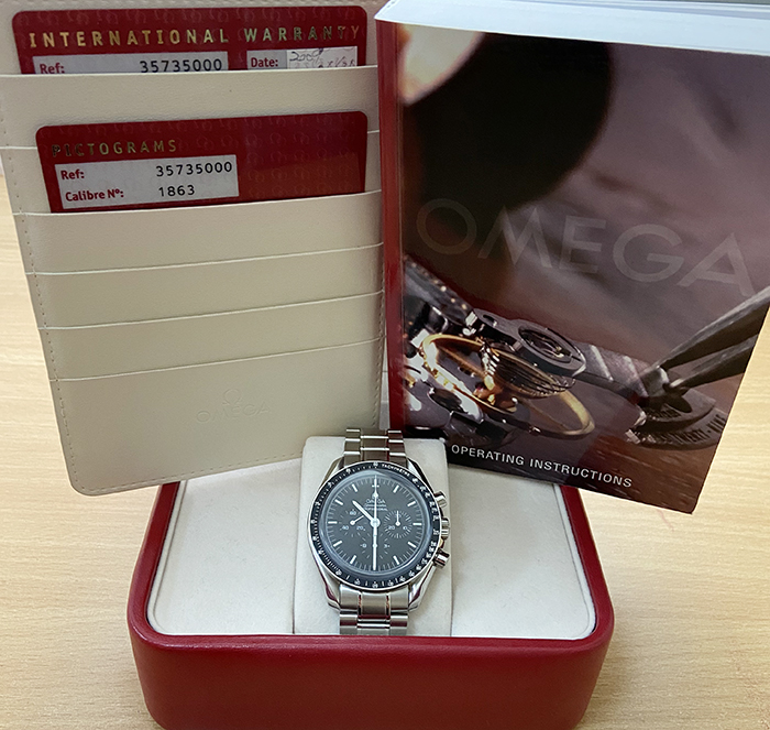Omega Speedmaster Professional Moonwatch Sapphire Sandwich Ref. 3573.50