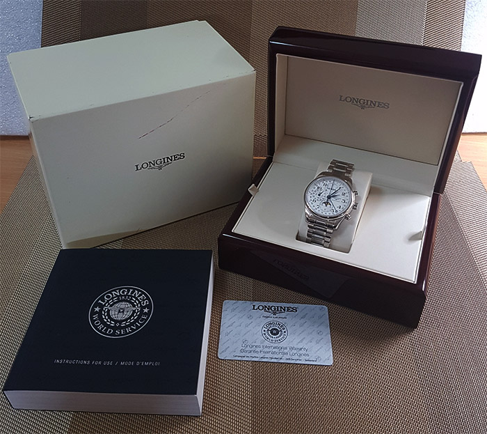 Longines Master Collection 42mm Chronograph With Moonphase Ref