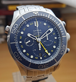 Omega Seamaster Co-Axial Diver GMT Ref. 212.30.44.52.03.001