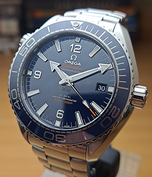BLUE Omega Seamaster Planet Ocean Co-Axial Wristwatch Ref. 215.30.44.21.03.001