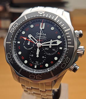 Omega Seamaster Diver 300M Co-Axial GMT Chronograph Ref. 212.30.44.52.01.001