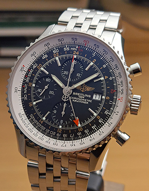 XL Breitling 1884 Chronometre Navitimer World Wristwatch Ref. A24322