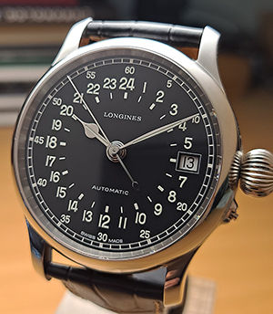 XXL Longines Twenty-Four Hours Wristwatch