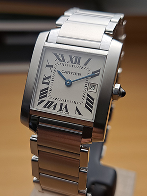 Ladies' Cartier Tank Francaise Midsize Quartz Wristwatch