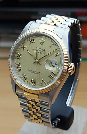  1996 Rolex Oyster Perpetual Datejust 18K YG/SS Ref. 16233