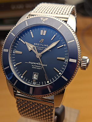 BLUE XL Breitling Super Ocean Heritage II
