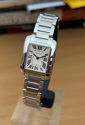 Cartier Tank Anglaise Small Ladies Wristwatch Ref. W5310022