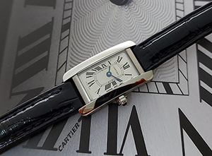 Ladies Cartier Tank American Mini Wristwatch Ref. WSTA0032