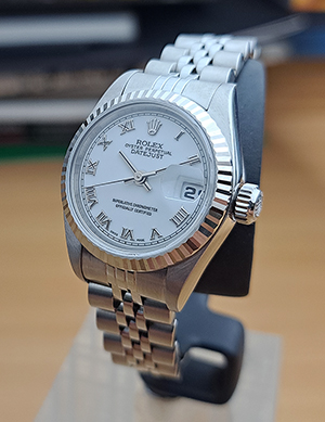  1997 Ladies' Rolex Datejust 18K WG/SS Wristwatch Ref. 69174