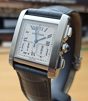 Cartier Tank Francaise Chronograph Wristwatch Ref. W5101455