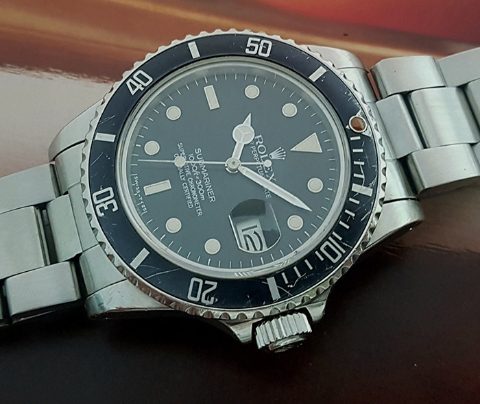 1985 Transitional Tritium Dial Rolex Submariner Ref. 16800