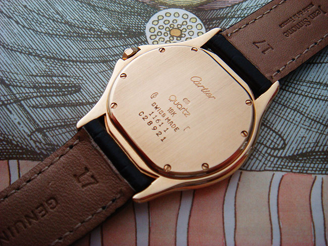 Cartier Cougar 18K YG Mid-Size Wristwatch Ref. W25013B9